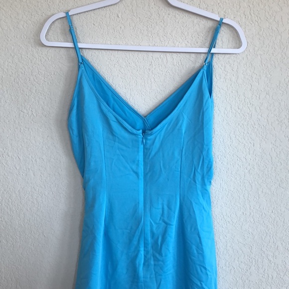 BCBGeneration Satin Dress IN Azule size 6 blue - Picture 8 of 13